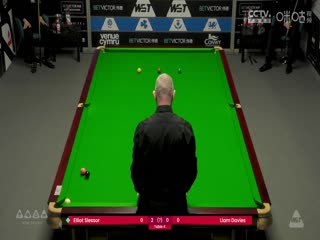 斯诺克威尔士公开赛资格赛 艾利奥特·斯莱瑟4-0利亚姆·戴维斯  20250204