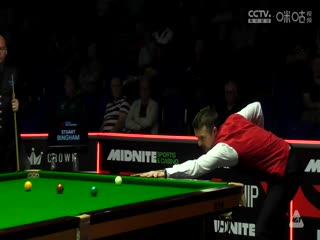 24-25赛季斯诺克世锦赛资格赛第三轮 斯图尔特·宾汉姆6-10迈克尔·霍尔特（第二阶段） 20250414