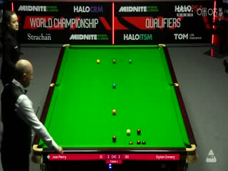 斯诺克世锦赛资格赛128进96及96进64 乔·佩里4-5迪伦·埃莫里（第一阶段） 20250409