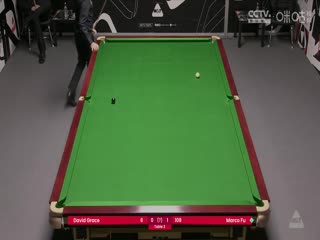 斯诺克威尔士公开赛资格赛 大卫·格雷斯0-4傅家俊 20250206