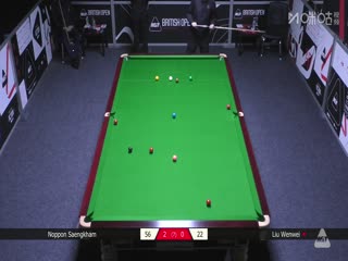 2025斯诺克英国公开赛资格赛 诺鹏·桑坎姆4-1刘文炜 20250627