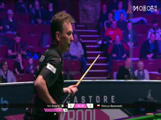 斯诺克单局限时赛128进64 马特乌斯·巴拉诺夫斯基13-41肯·达赫迪 20251210
