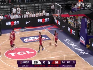女篮亚洲杯小组赛 中国VS印度尼西亚 20250713