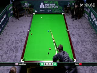 2025斯诺克沙特大师赛第三轮（80进48） 诺鹏·桑卡姆4-3巩晨智 20250811
