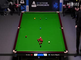 2025斯诺克北爱尔兰公开赛32进16 斯蒂芬·马奎尔0-4斯佳辉 20251022