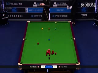 2025斯诺克北爱尔兰公开赛64进32 马克·塞尔比4-1伊安·伯恩斯 20251019