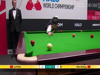 24-25赛季斯诺克世锦赛第二轮 雷佩凡6-10赵心童（第二阶段） 20250426