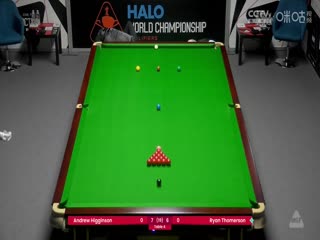 斯诺克世锦赛资格赛128进96及96进64 安德鲁·希金森10-7瑞安·汤姆森（第二阶段） 20250409