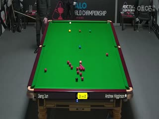 斯诺克世锦赛资格赛96进64  江俊6-3安德鲁·希金森（第一阶段） 20250411