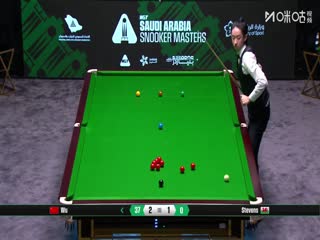 2025斯诺克沙特大师赛第四轮（48进32） 吴宜泽5-1马修·史蒂文斯（朱峰立） 20250812