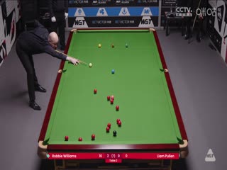 斯诺克威尔士公开赛资格赛 罗比·威廉姆斯4-1利亚姆·普伦 20250205