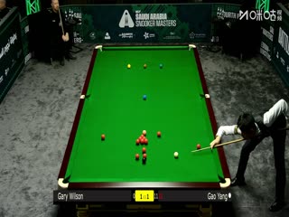 2025斯诺克沙特大师赛第三轮（80进48） 加里·威尔逊4-3高阳 20250811