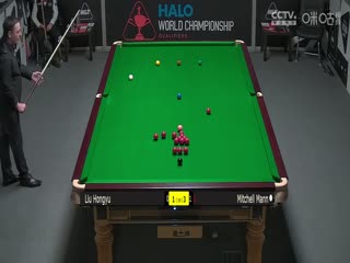 斯诺克世锦赛资格赛128进96及96进64 刘宏宇2-7米歇尔·曼恩（第一阶段） 20250409