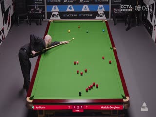 斯诺克威尔士公开赛资格赛 伊安·伯恩斯4-0穆斯塔法·多尔格姆 20250204