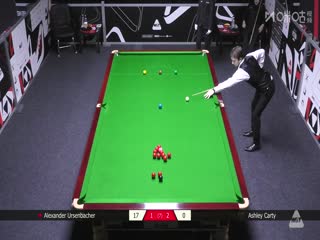 2025斯诺克英国公开赛资格赛 阿什利·卡蒂4-2亚历山大·乌森巴赫 20250625