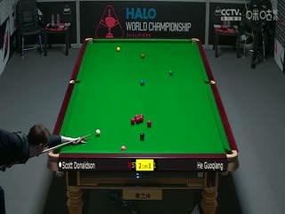 24-25赛季斯诺克世锦赛资格赛第三轮 斯科特·唐纳森6-3贺国强（第一阶段） 20250414
