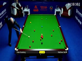 2025斯诺克武汉公开赛16进8 肖国栋5-2马修·塞尔特 20250827