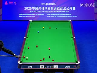 2025斯诺克武汉公开赛延期资格赛及64进32 丁俊晖5-1张浩 20250824