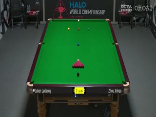 斯诺克世锦赛资格赛128进96 朱利安·勒克莱10-7周金豪（第二阶段） 20250408