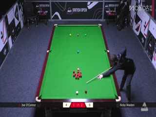 2025斯诺克英国公开赛资格赛 里奇·沃顿2-4乔·奥康纳 20250627