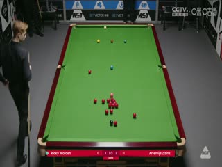 斯诺克威尔士公开赛资格赛 里奇·沃顿4-2阿尔特米·齐津斯 20250206