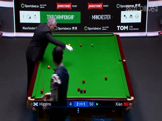 斯诺克巡回锦标赛四分之一决赛 希金斯5-3肖国栋（第一阶段） 20250403