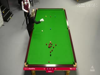 斯诺克德国大师赛四分之一决赛 吴宜泽3-5巴里·霍金斯  20250201