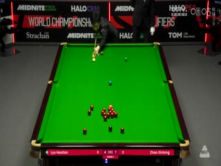 斯诺克世锦赛资格赛64进32 吕昊天4-10赵心童（第二阶段） 20250413