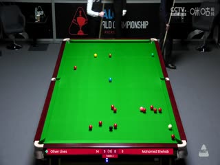 斯诺克世锦赛资格赛128进96 奥利弗·莱恩斯10-8穆罕默德·谢哈布（第二阶段） 20250408