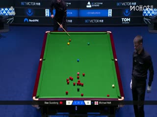 斯诺克苏格兰公开赛第一轮64进32 肖国栋4-3迈克尔·霍尔特 20251216