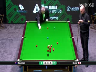 2025斯诺克沙特大师赛半决赛 尼尔·罗伯逊6-3埃利奥特·斯莱瑟（秦正） 20250815