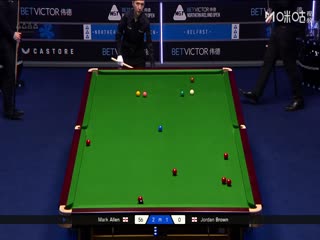 2025斯诺克北爱尔兰公开赛四分之一决赛 马克·艾伦5-2乔丹·布朗 20251025