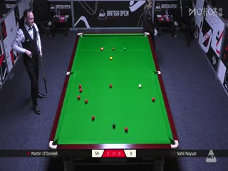 2025斯诺克英国公开赛资格赛 马丁·奥唐奈4-1萨希尔·纳亚尔 20250627