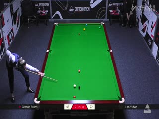 2025斯诺克英国公开赛资格赛 蓝裕豪1-4瑞安·埃文斯 20250628