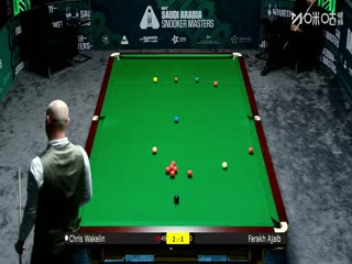 2025斯诺克沙特大师赛32进16 克里斯·韦克林5-1法拉赫·阿贾布 20250813