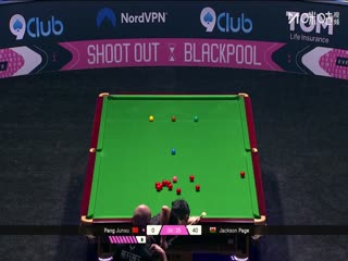 斯诺克单局限时赛32进16 杰克逊·佩奇74-5庞俊旭（朱峰立） 20251213