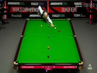 斯诺克世锦赛资格赛96进64  安东尼·汉密尔顿10-8斯蒂芬·霍尔沃斯（第二阶段） 20250411