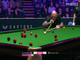 斯诺克单局限时赛32进16 林杉峰15-76斯图尔特·宾汉姆（朱峰立） 20251213