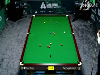 2025斯诺克沙特大师赛32进16 肖恩·墨菲5-1塔猜亚·乌努 20250812