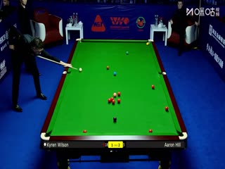 2025斯诺克武汉公开赛64进32 亚伦·希尔5-2凯伦·威尔逊 20250825