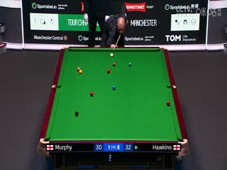 斯诺克巡回锦标赛12进8 肖恩·墨菲1-10巴里·霍金斯（第二阶段） 20250401