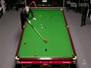 斯诺克威尔士公开赛资格赛 安东尼·汉密尔顿3-4斯坦·穆迪 20250206