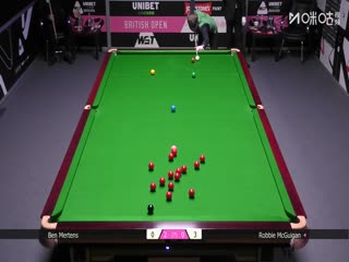 2025斯诺克英国公开赛32进16 本·默滕斯4-0罗比·麦圭根 20250925
