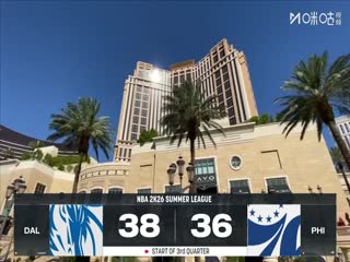 NBA夏季联赛 独行侠VS76人 20250717