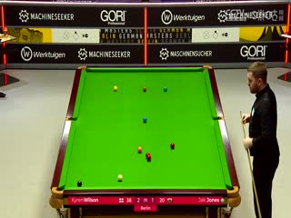 斯诺克德国大师赛16进8 杰克·琼斯3-5凯伦·威尔逊  20250131
