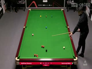 斯诺克威尔士公开赛资格赛 马修·史蒂文斯4-1哈马德·米亚 20250206