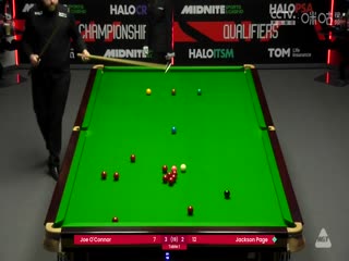 24-25赛季斯诺克世锦赛资格赛Day10 乔·奥康纳5-4杰克逊·佩奇（第一阶段） 20250417