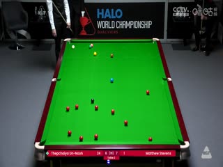 24-25赛季斯诺克世锦赛资格赛第三轮 塔猜亚·乌努8-10马修·史蒂文斯（第二阶段） 20250414