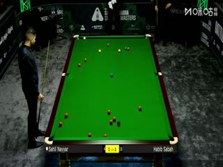 2025斯诺克沙特大师赛第一轮（144进112） 萨希尔·纳亚尔4-1哈比卜·沙巴 20250808