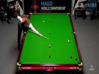 24-25赛季斯诺克世锦赛资格赛Day9 大卫·吉尔伯特3-6亚伦·希尔（第一阶段） 20250416